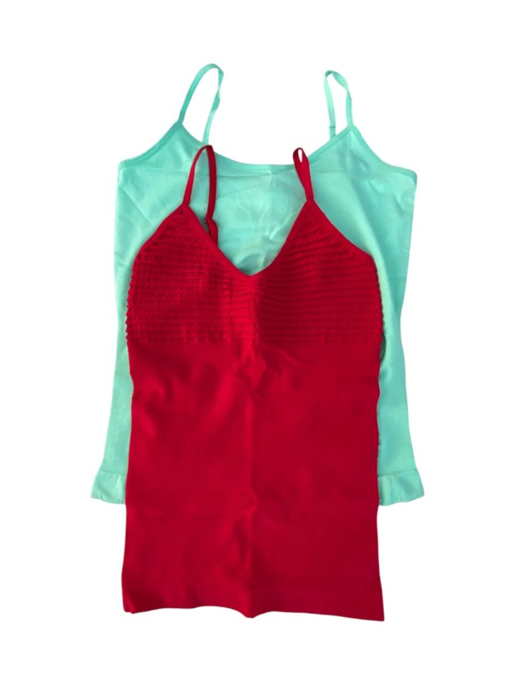2 Women's Cami Shirts, One Size
